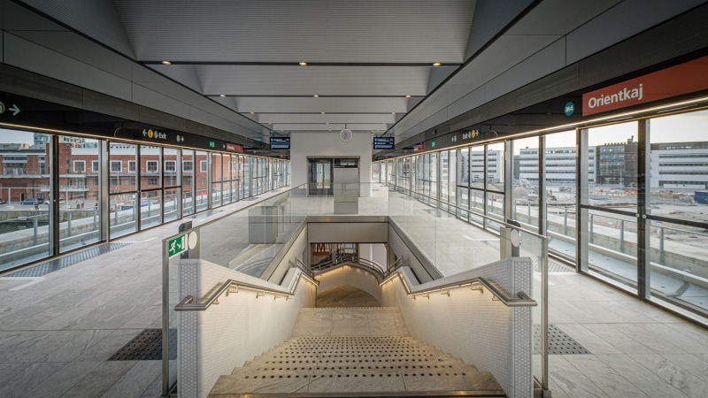 Orientkaj Metro Station